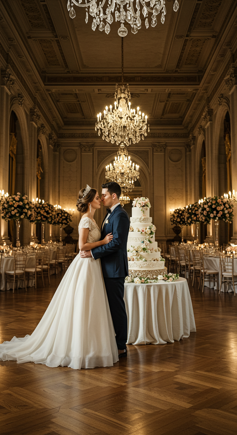 John and Jane, the bride and groom